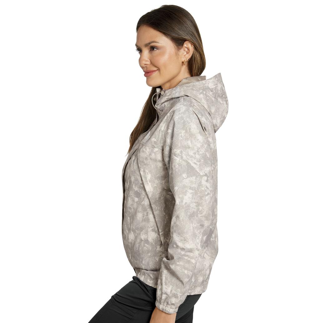 The North Face Women's Antora Jacket Stone Slab Chalk Texture Print