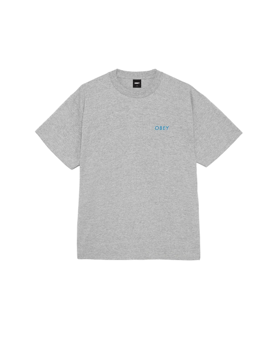 Obey Peace Brick Classic T-Shirt (Heather Grey)