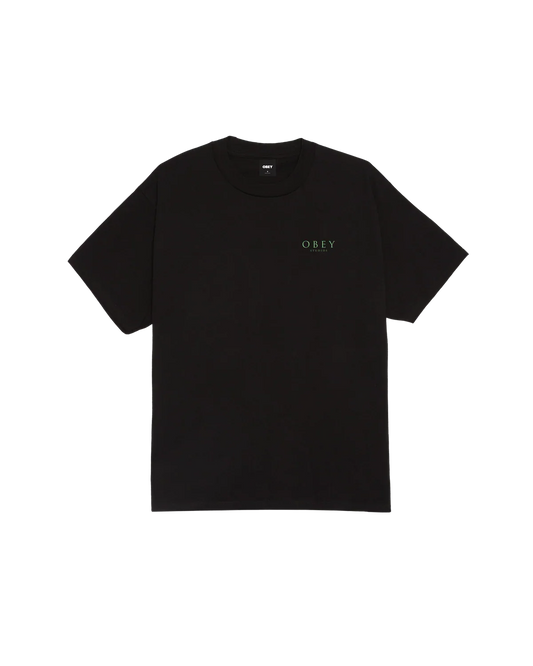 Obey Flores Robus Classic T-Shirt (Black)