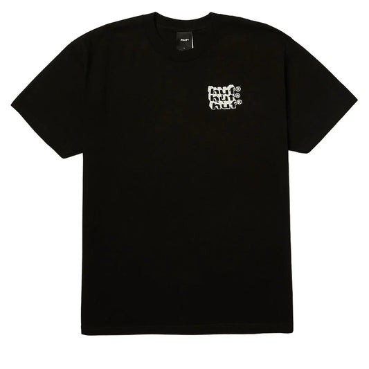 HUF Hand Stacked T-Shirt - Black