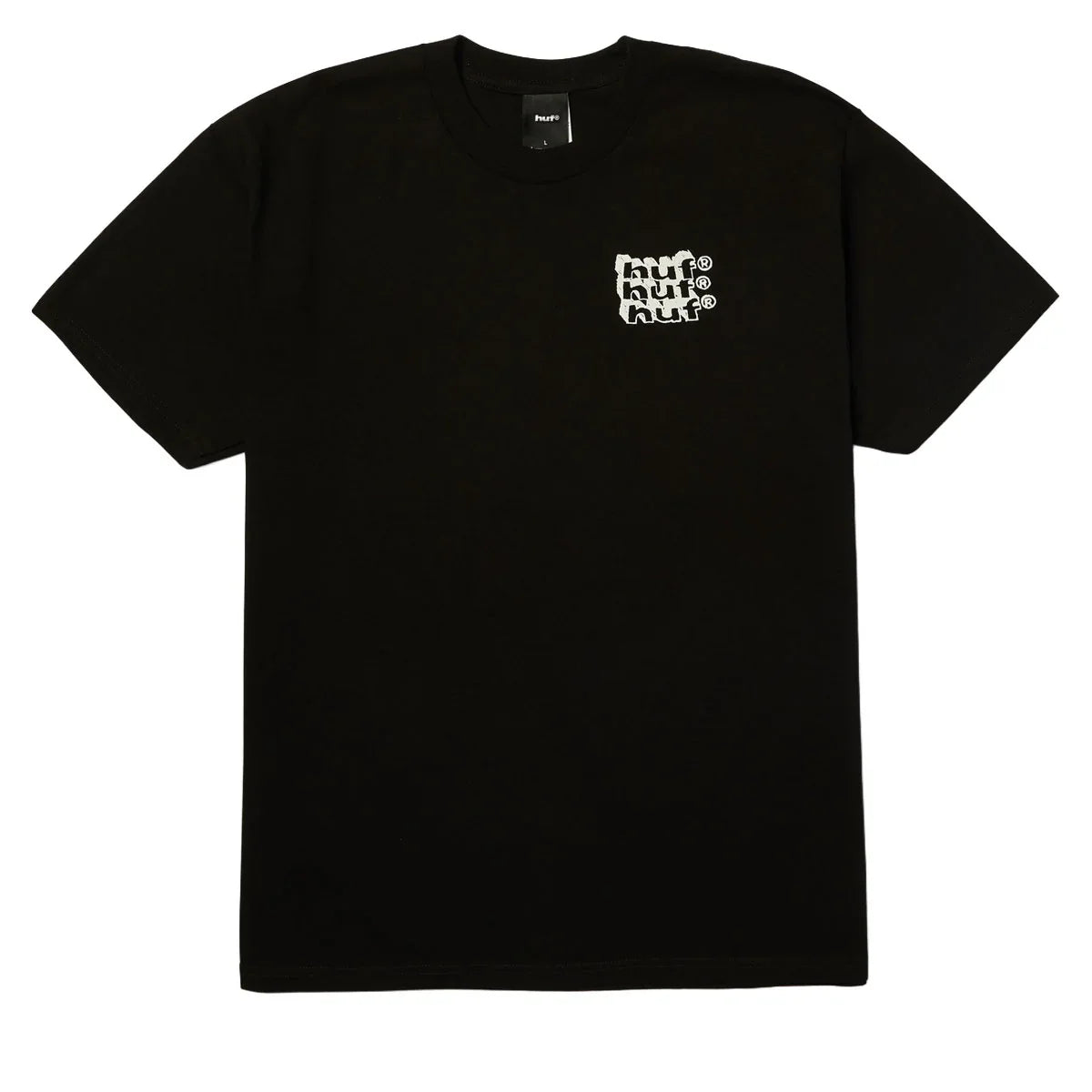 HUF Hand Stacked T-Shirt - Black