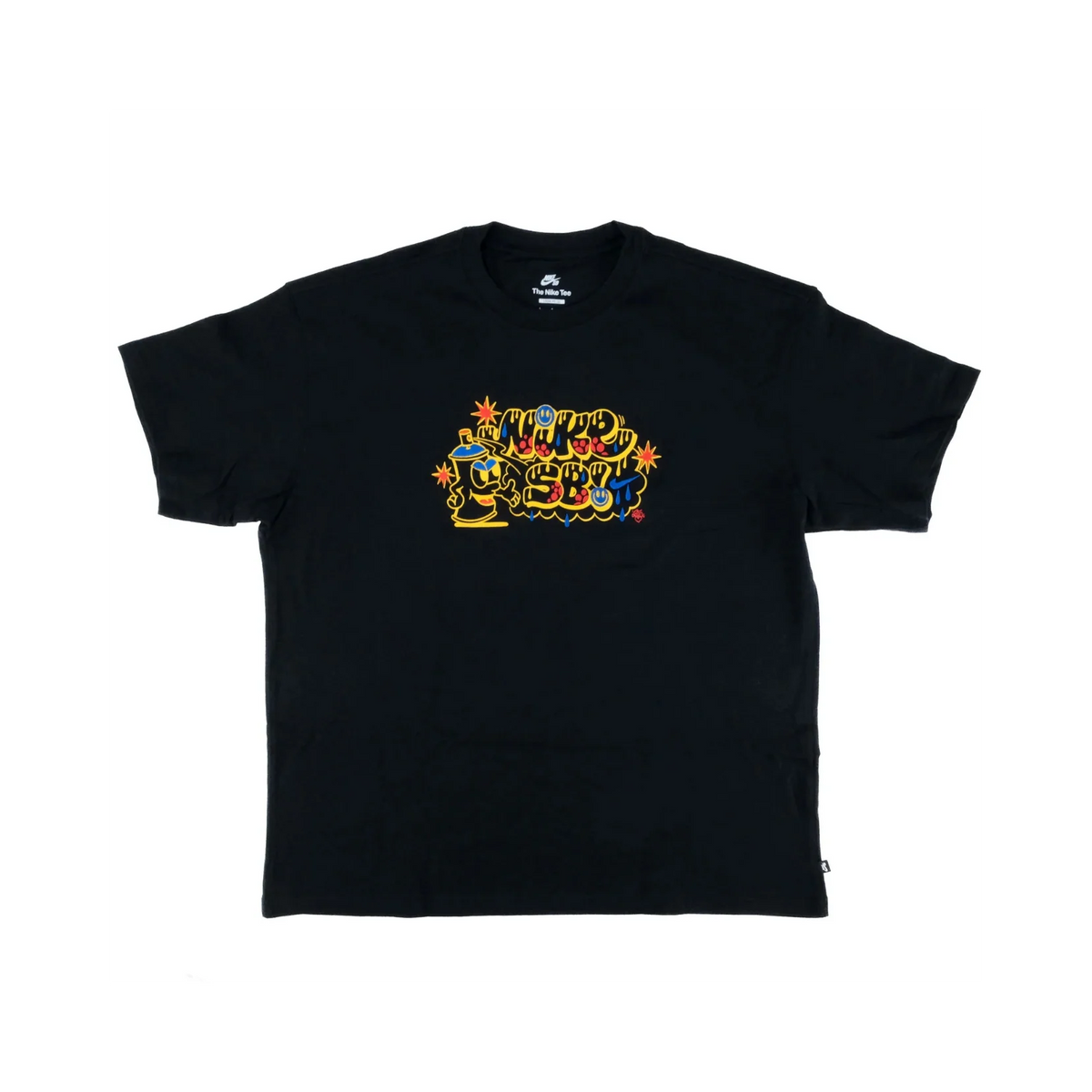 Nike SB Max 90 Skate Tee Graffiti Loose Fit (Black)