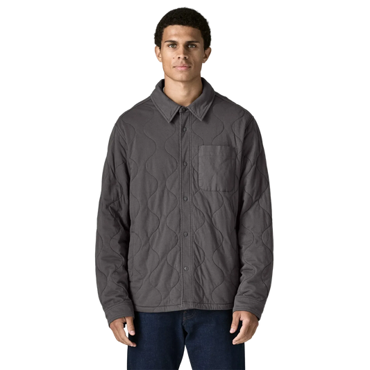 Patagonia Men's Daily Quilted Shirt Jacket (Forge Grey)