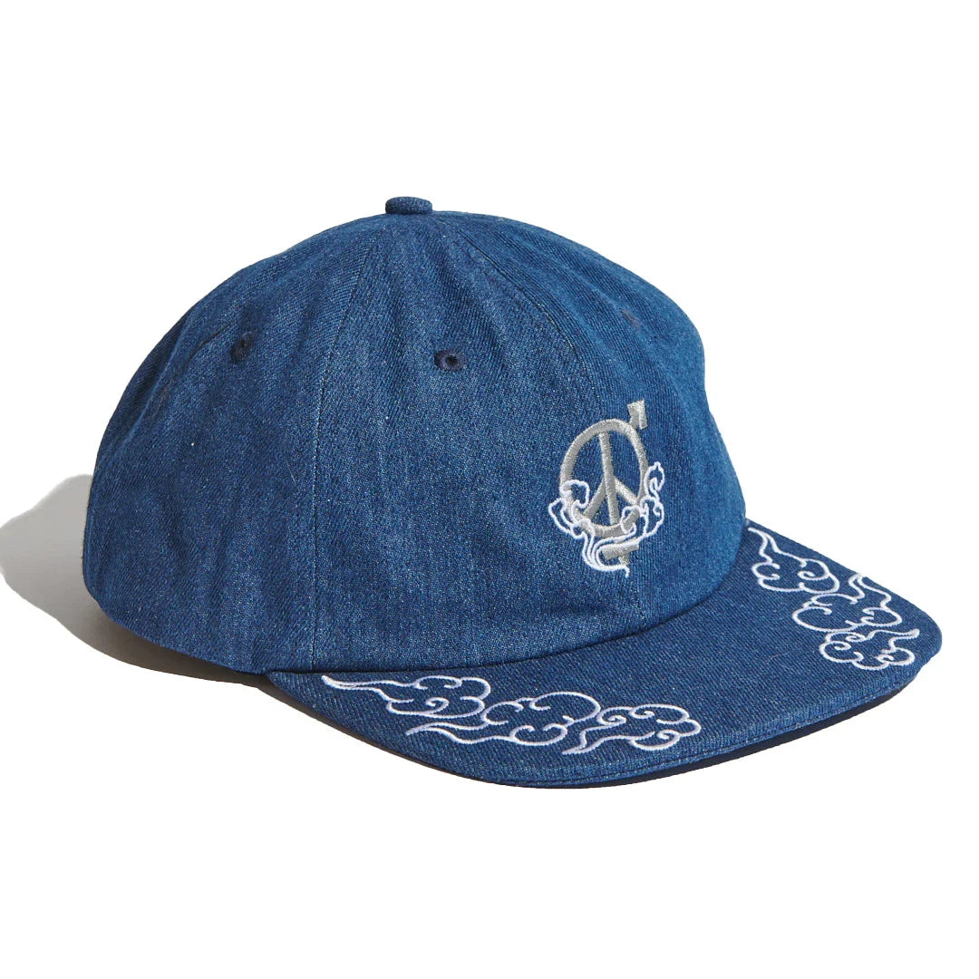Sexhippies Cloud OG Logo Hat Dark (Denim/White)