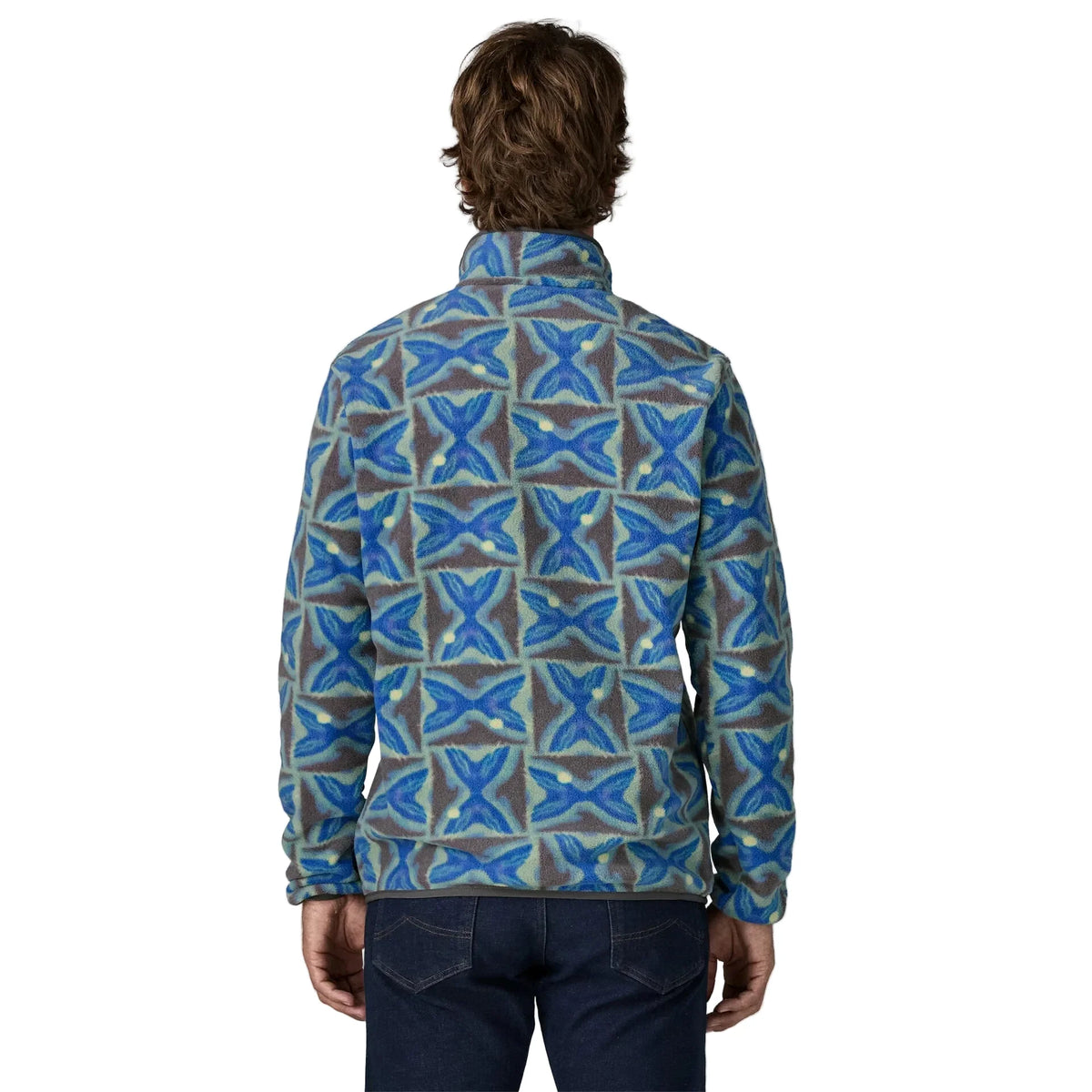 Patagonia Men's Lightweight Synchilla Snap-T Fleece Pullover (Deep Freeze/Forge Grey)