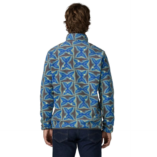 Patagonia Men's Lightweight Synchilla Snap-T Fleece Pullover (Deep Freeze/Forge Grey)