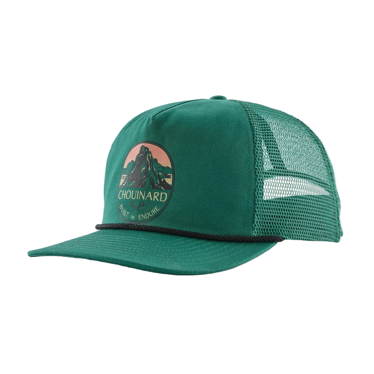 Patagonia Airfarer Cap Chouinard Crest: Gem Green