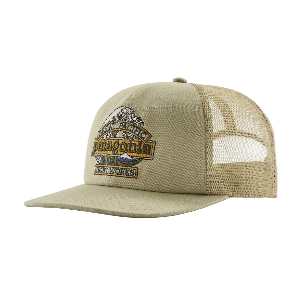 Patagonia Relaxed Trucker Hat Great Waves: Weathered Stone
