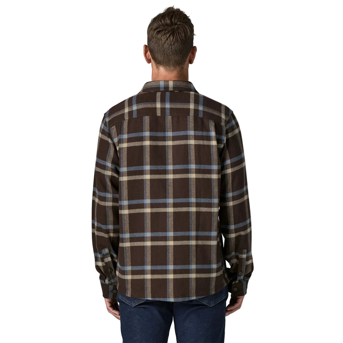 Patagonia Men's Fjord Flannel (Crossing: Den Brown)