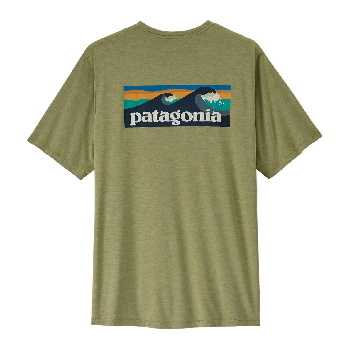 Patagonia Cap Cool Daily Shirt - Boardshort Logo Gumtree Green