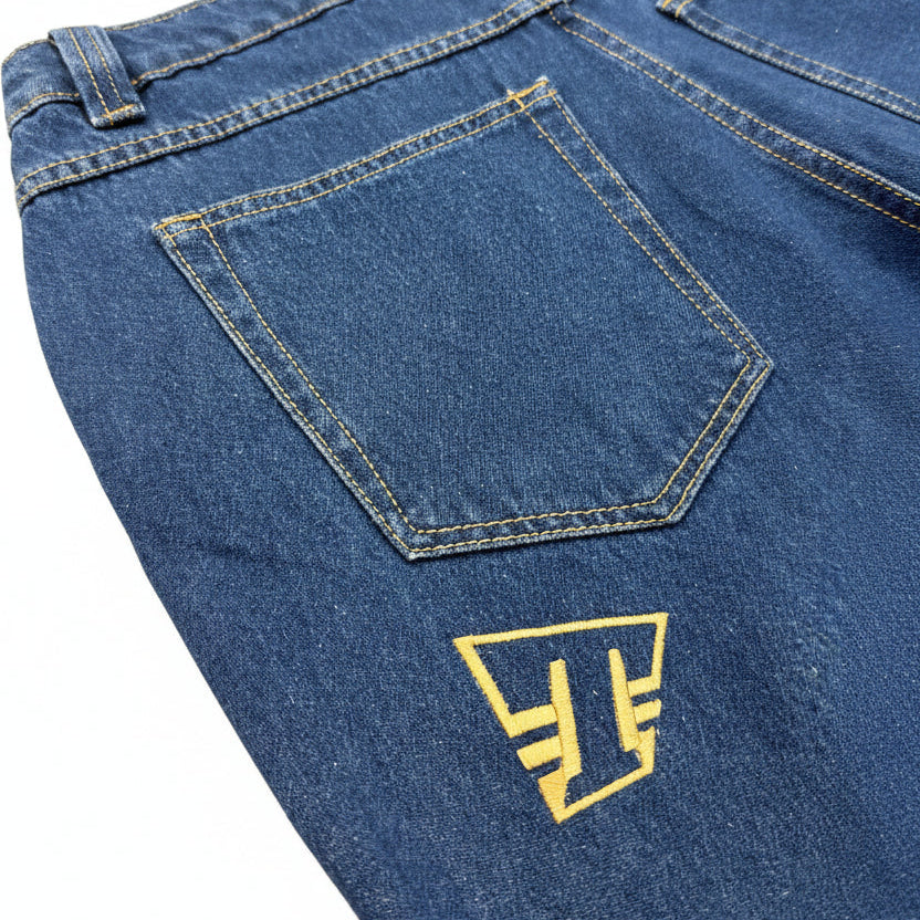 Theory Baggy Dark Blue Jeans