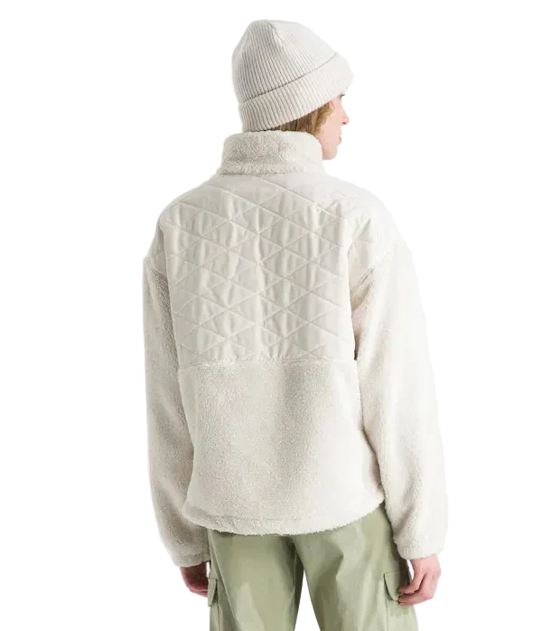 The North Face Women's Cabin Fleece Full Zip (White Dune)