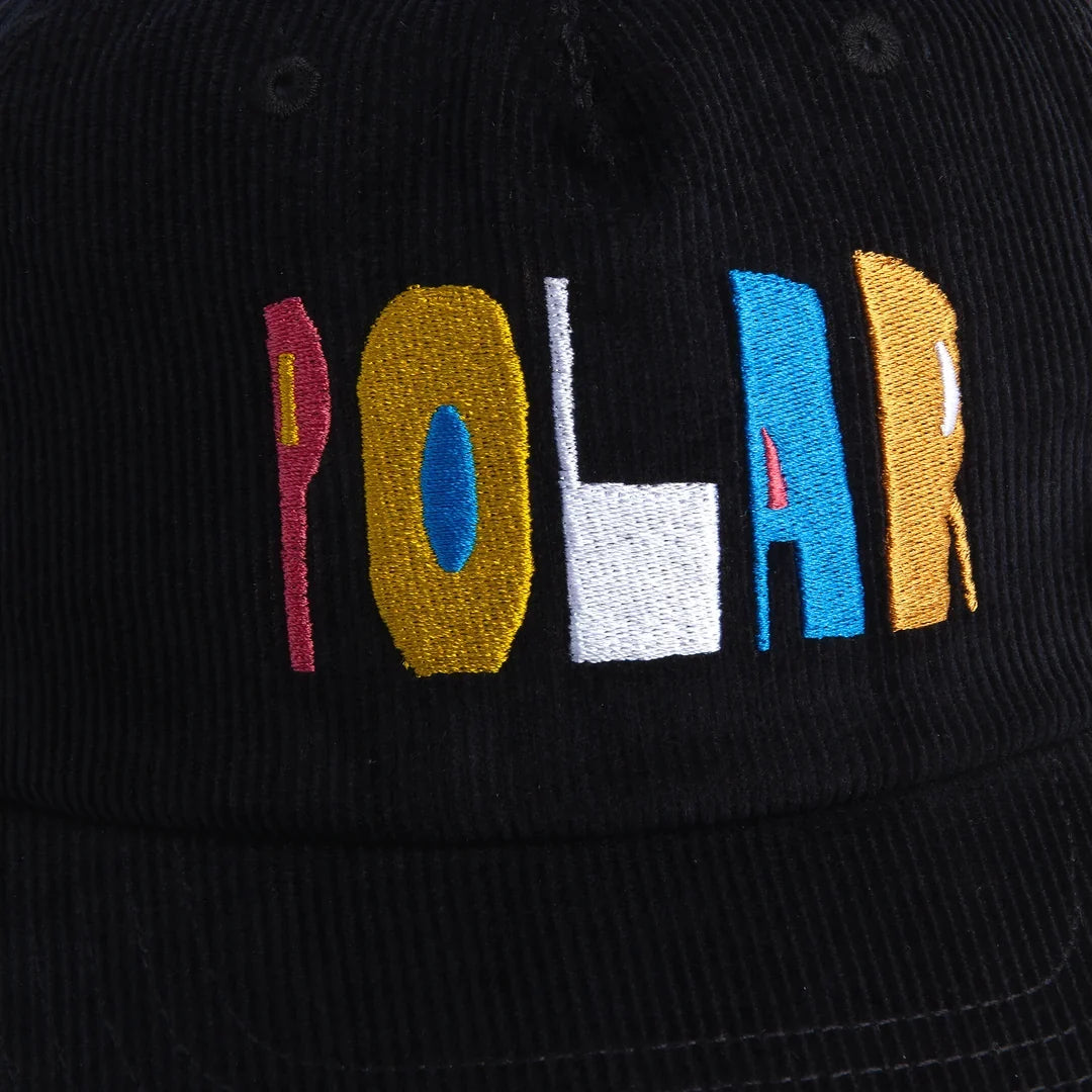 Polar Skate Co James Cap - Cut Logo black