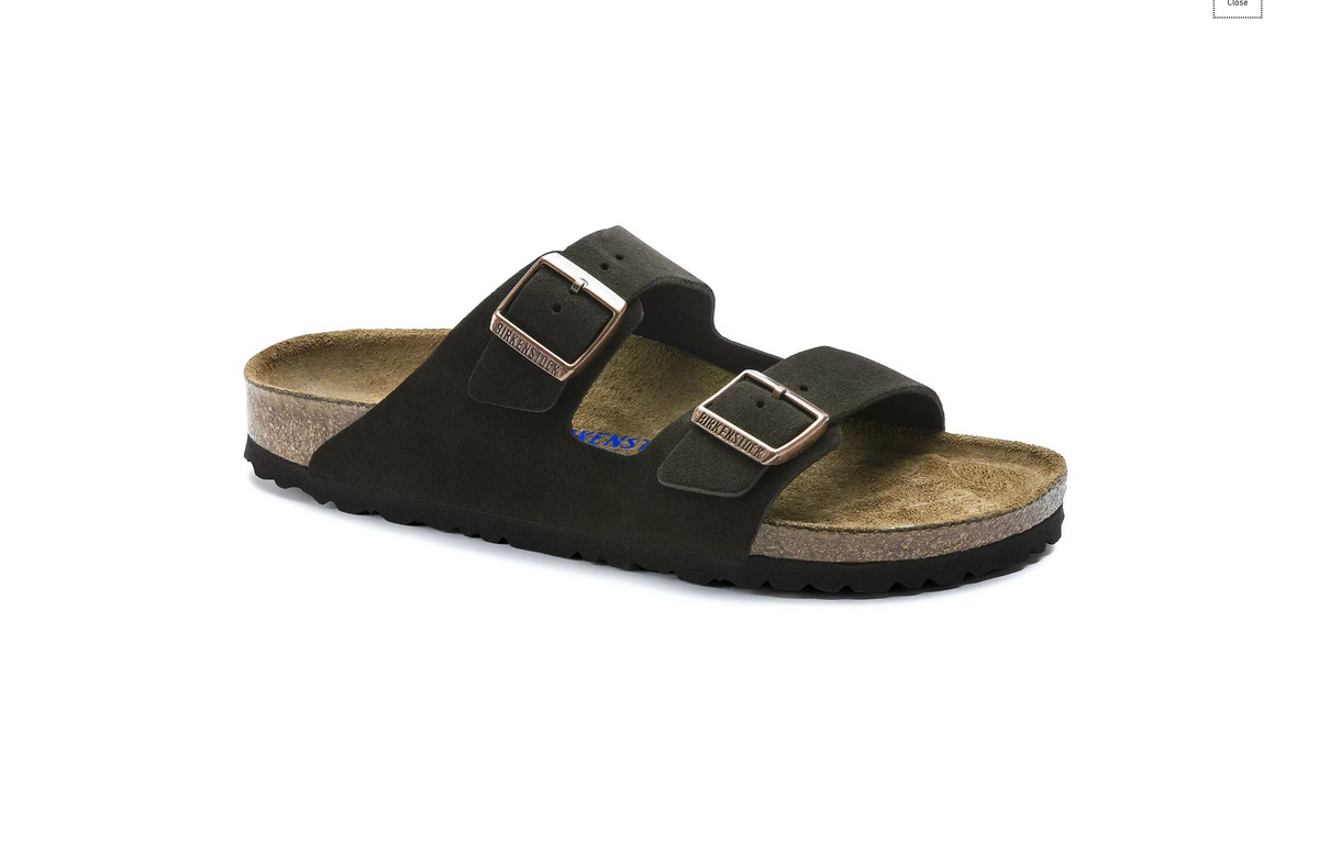Birkenstock Arizona Soft Footbed Suede Leather Mocca