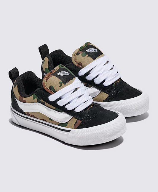 Vans Kids Knu Skool (Camo Black/Green)