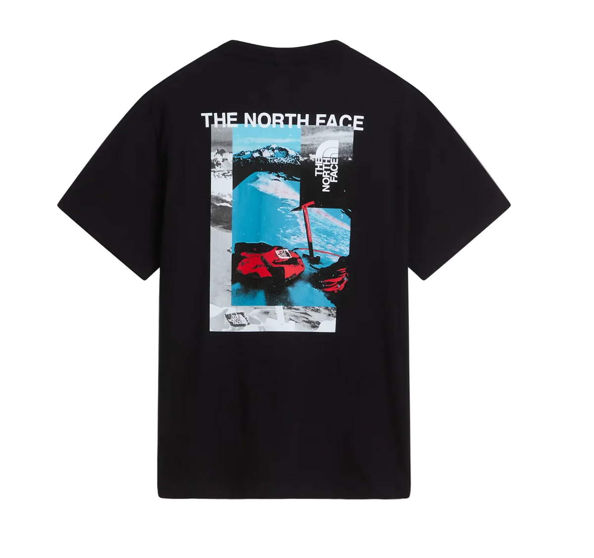 The North Face Men’s Apex ’75 Collage Relaxed T-Shirt (Black)