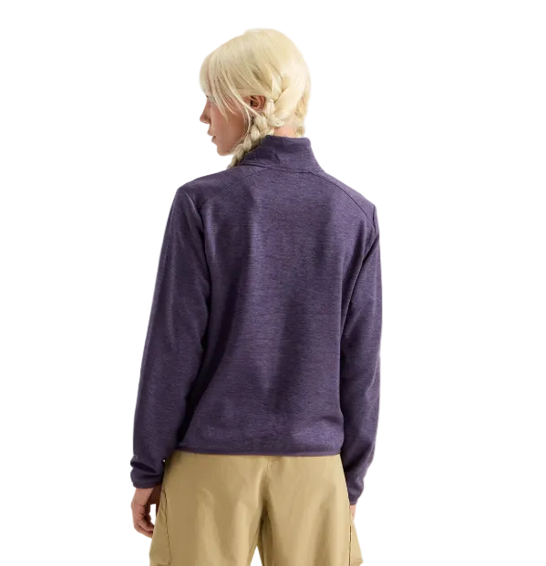 The North Face Women's Performance Fleece Full-Zip Jacket (Endless Dusk Dark Heather/Grounded Plum)