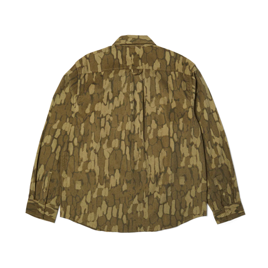 Huf Warped Camo Corduroy Shirt