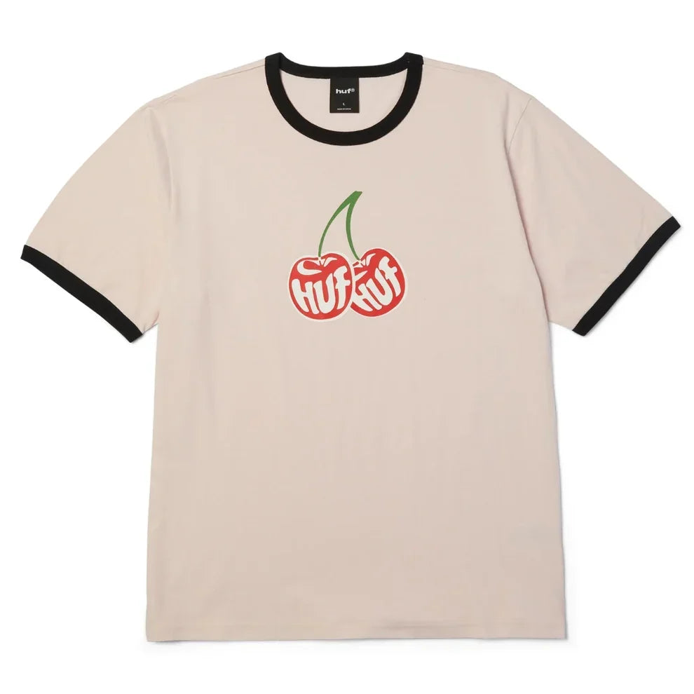 HUF Cherries Ringers T-Shirt (Dusty Pink)