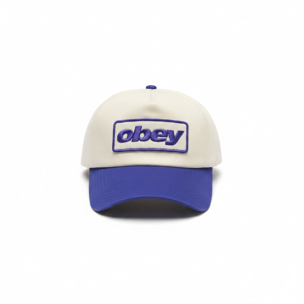 Obey Ranch 5 Panel Snapback Royal Blue