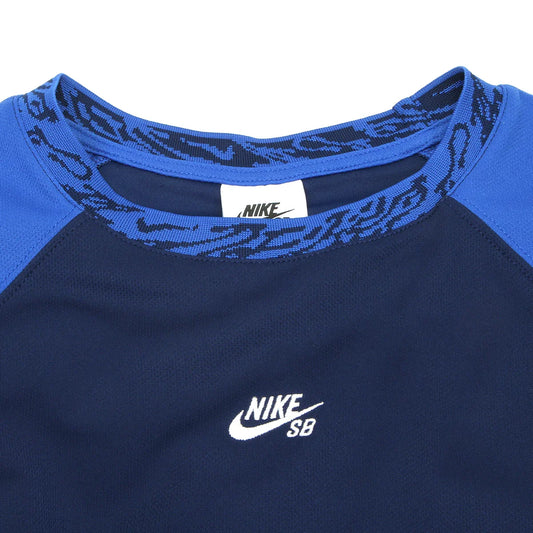 Nike SB DRI-FIT Skate Jersey - Blue Void/Game Royal-White