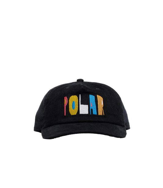 Polar Skate Co James Cap - Cut Logo black
