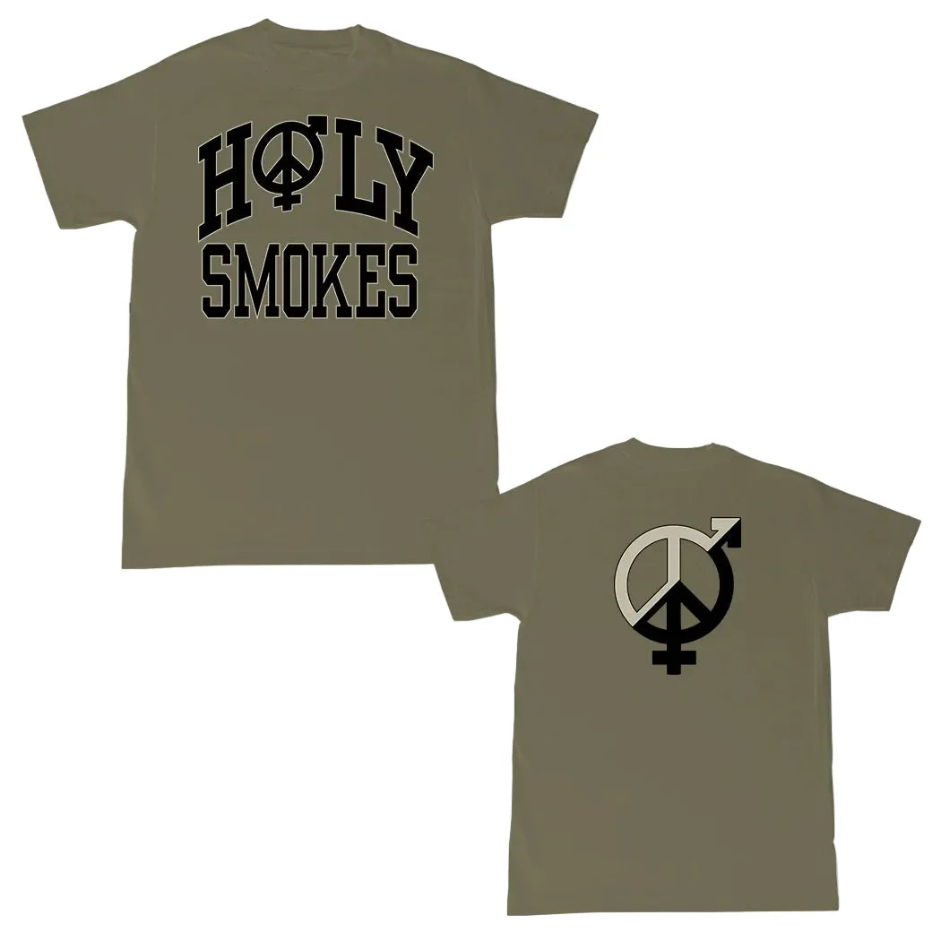 Sexhippies Holy Smokes Tee (Military)
