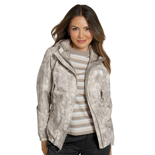 The North Face Women's Antora Jacket Stone Slab Chalk Texture Print