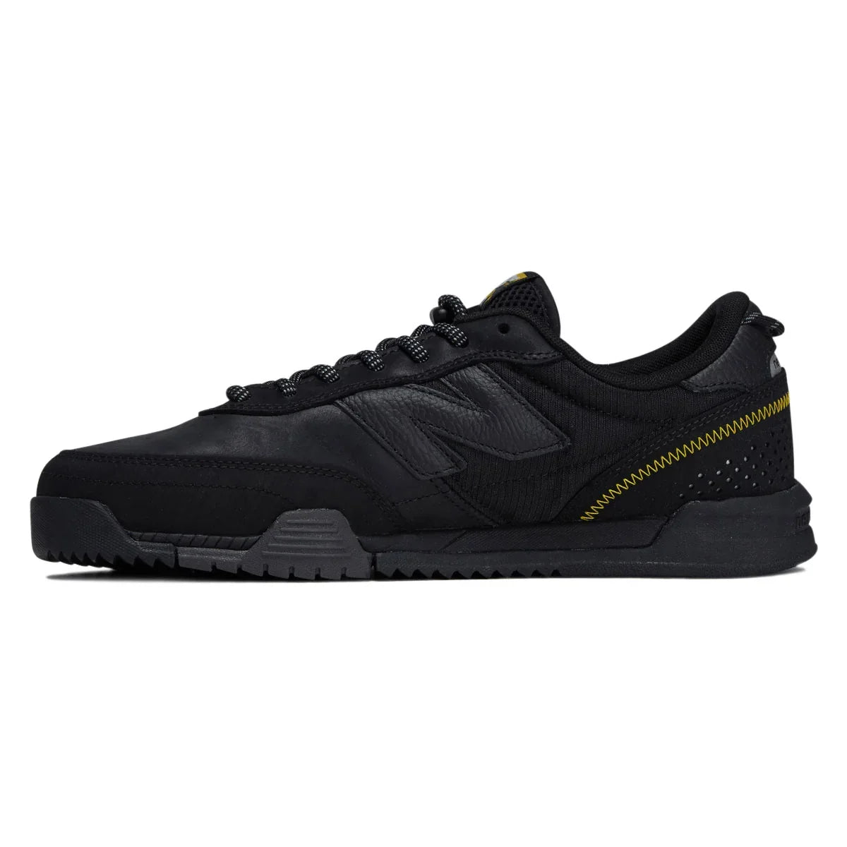 New Balance Numeric 440Wv2 Wide Fit (Black/Yellow)
