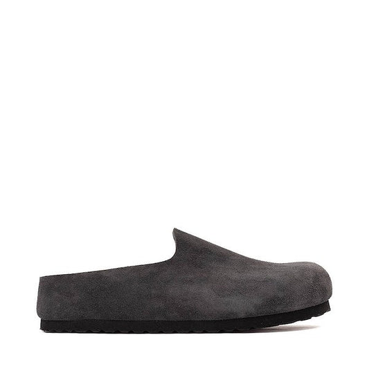 Birkenstock Amsterdam Wrapped Suede (Charcoal)