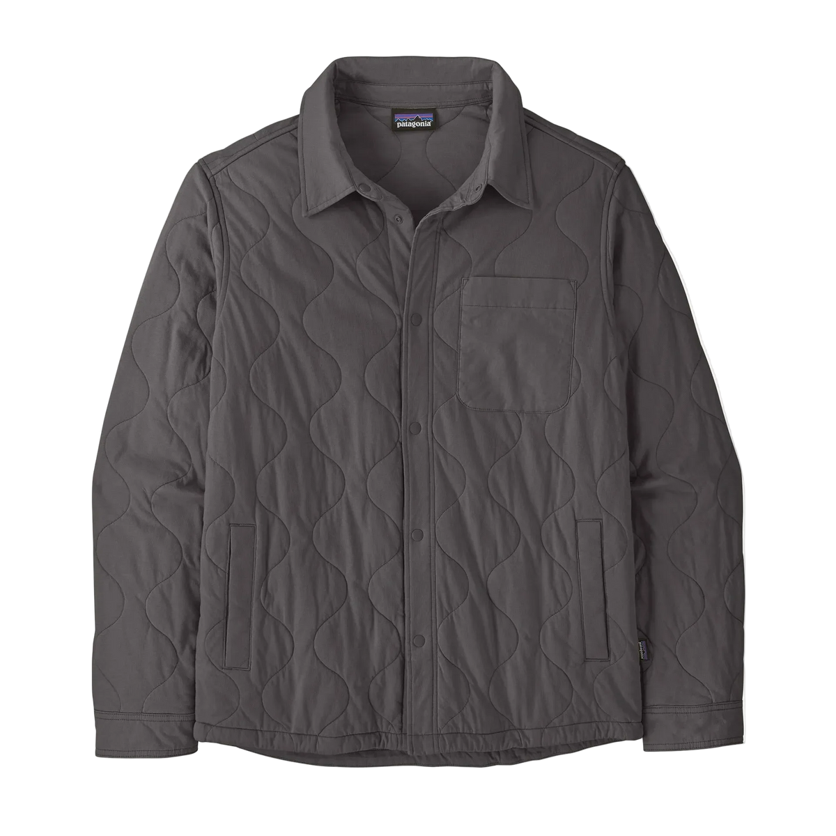 Patagonia Men's Daily Quilted Shirt Jacket (Forge Grey)