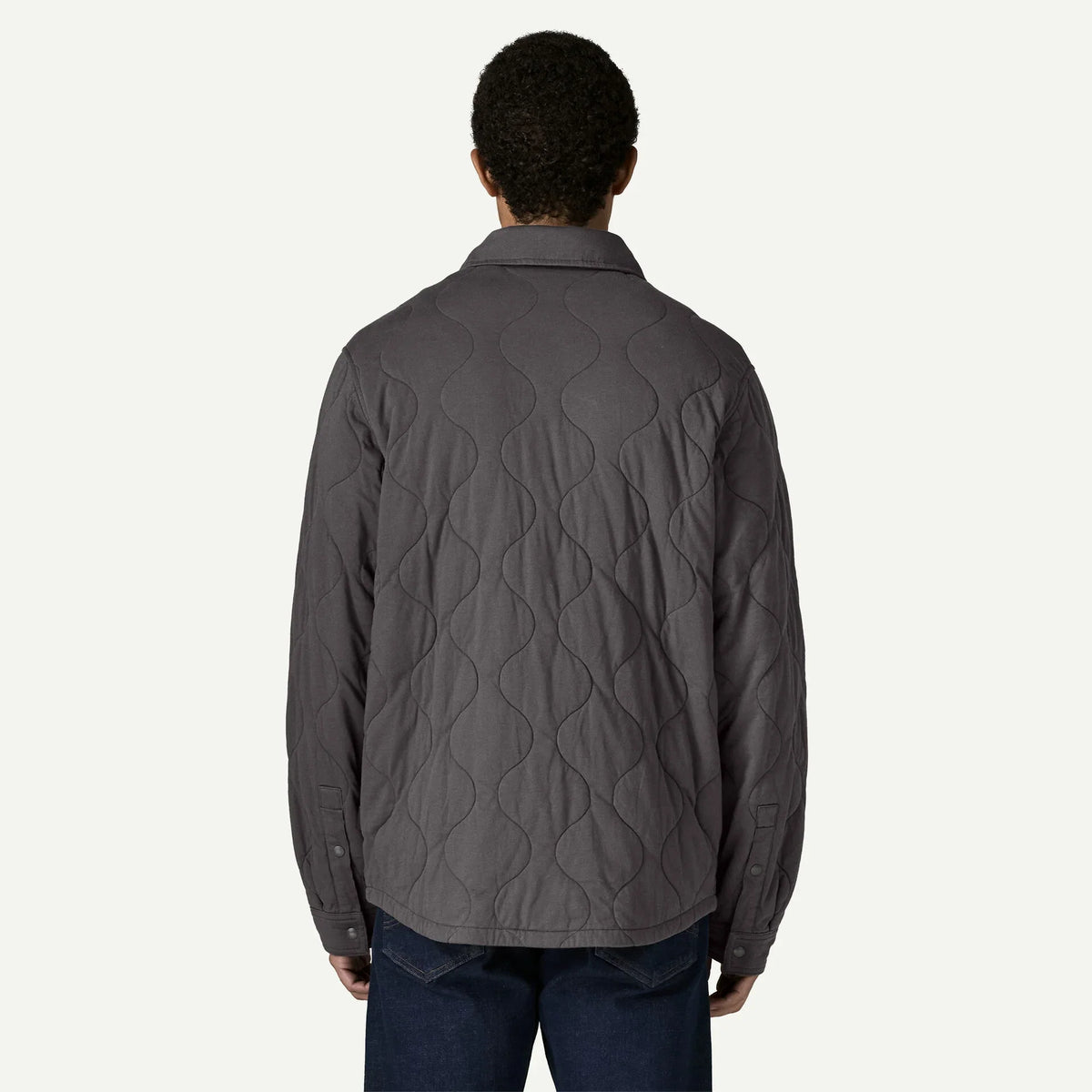 Patagonia Men's Daily Quilted Shirt Jacket (Forge Grey)