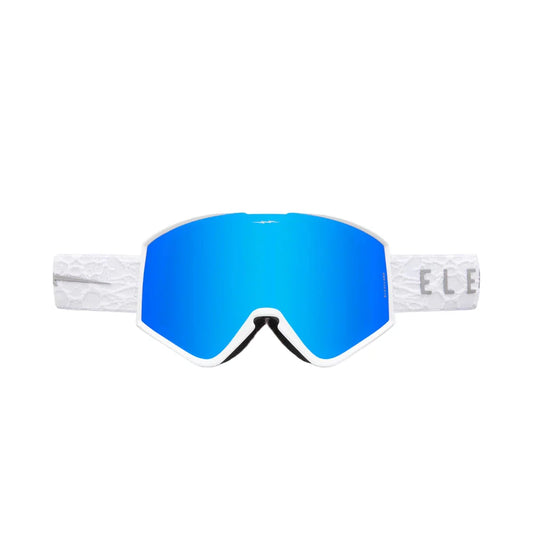 Electric Kleveland Matte White Nuron Blue Chrome