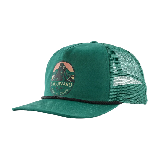 Patagonia Airfarer Cap Chouinard Crest: Gem Green