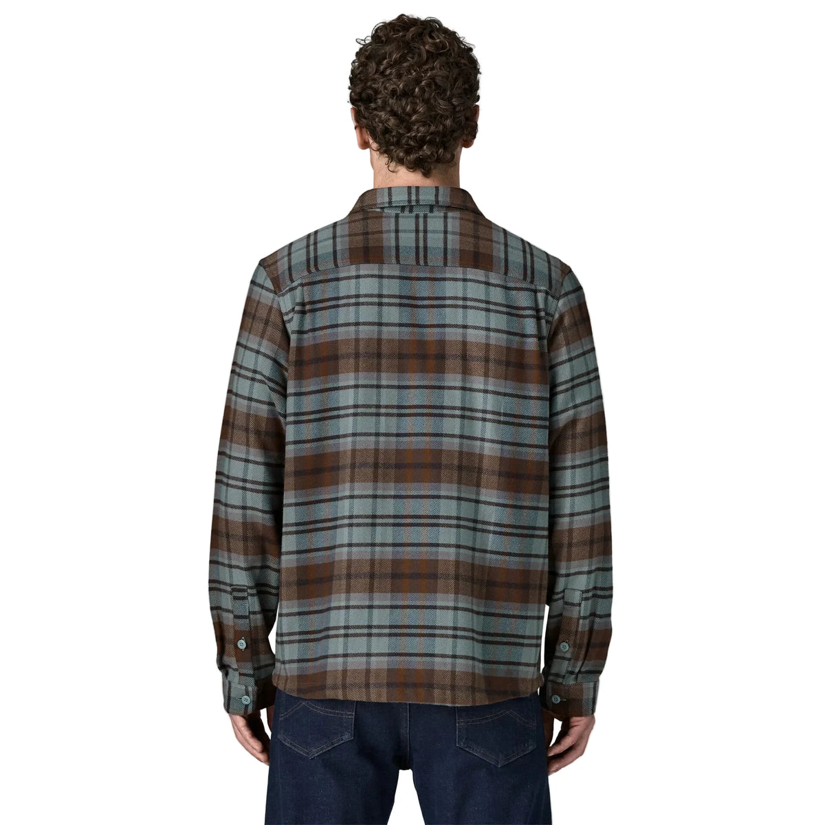 Patagonia Men's Fjord Flannel Shirt (Rising Storm: Blue Sage)