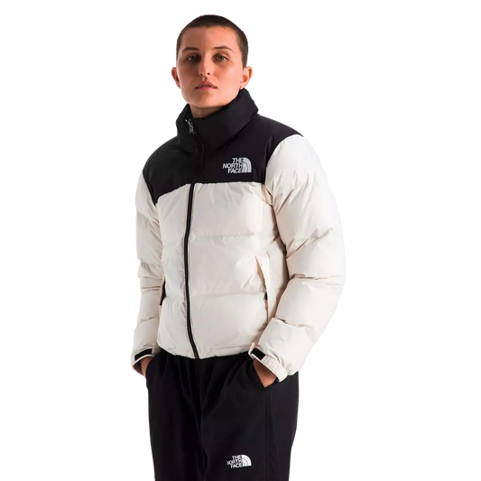 The North Face Women’s 1996 Retro Nuptse Jacket (Dune White/TNF Black)