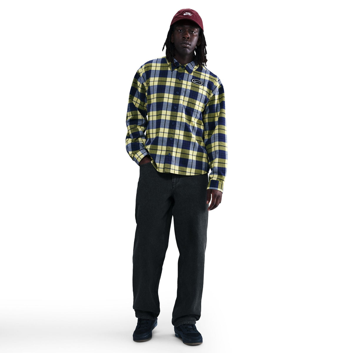 Nike SB x Eric Koston Loose Denim Skate Pants (Black)