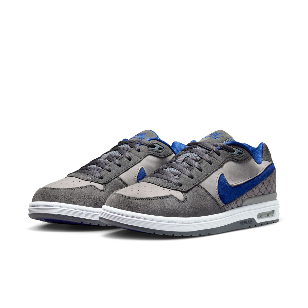 Nike SB Paul Rodriguez Zoom Air Low (Flint Grey/Deep Royal Blue)