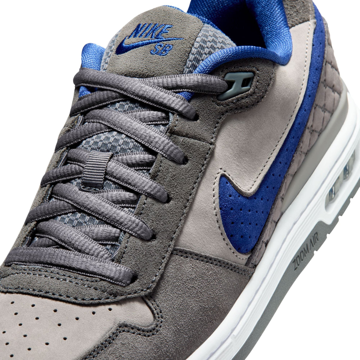 Nike SB Paul Rodriguez Zoom Air Low (Flint Grey/Deep Royal Blue)
