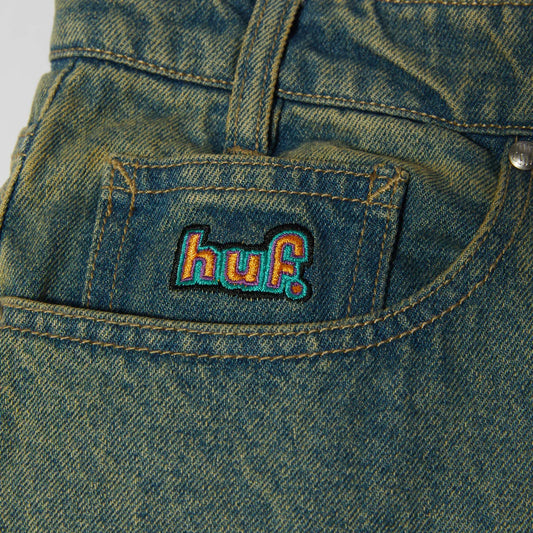 Huf Cromer Washed Pant Indigo Earth