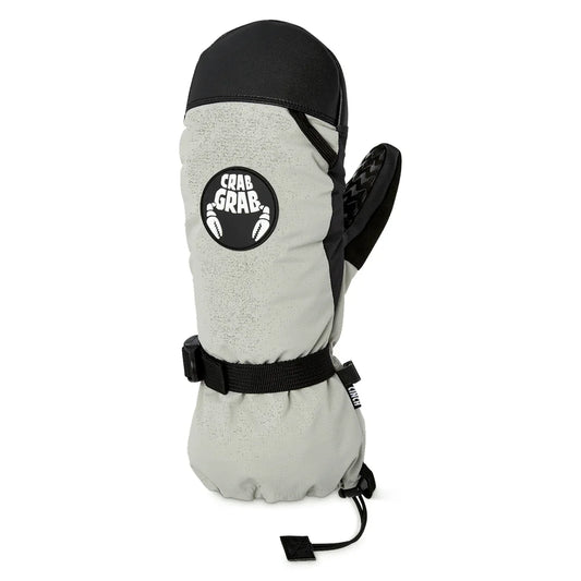 Crab Grab Cinch Mitten Bright Grey