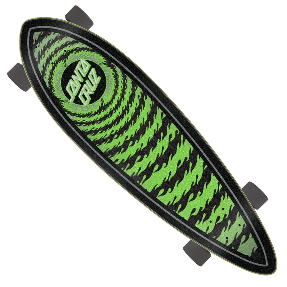 Santa Cruz Flame Ringed Dot Santa Cruz Pintail Cruiser 9.2