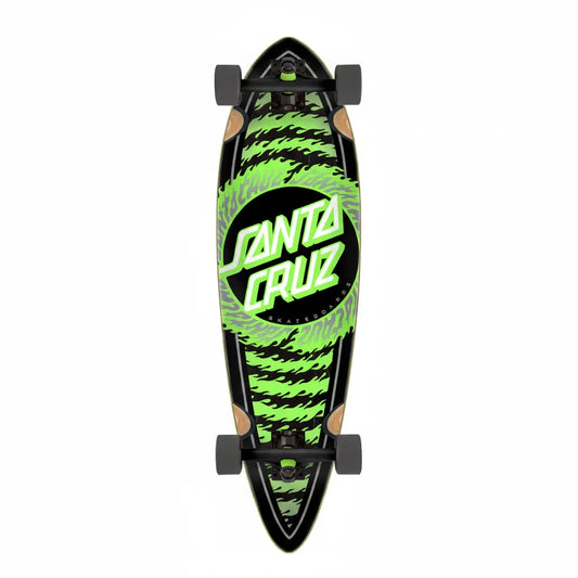 Santa Cruz Flame Ringed Dot Santa Cruz Pintail Cruiser 9.2