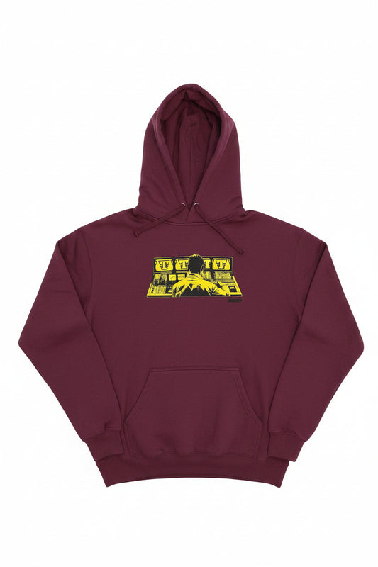 Theory Hooded Sweatshirt Nassau Eggplant