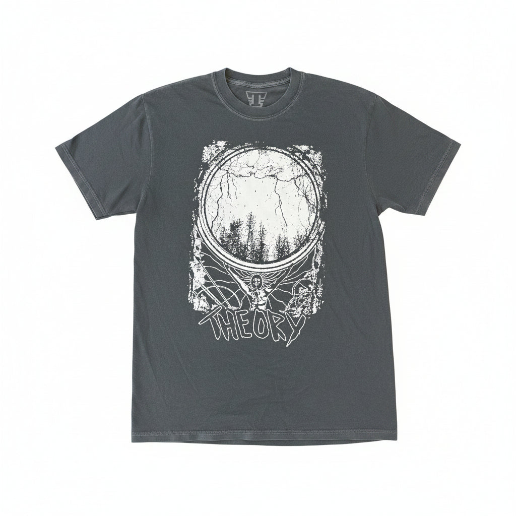 Theory T- Shirt Orbital Dark Grey