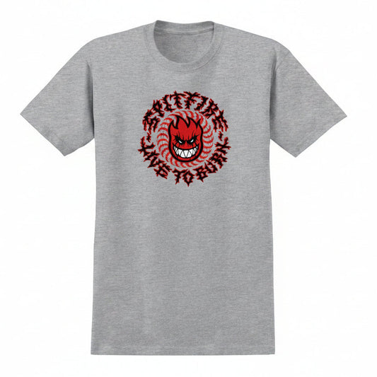Spitfire Death Mask Classic T-Shirt (Heather Grey)