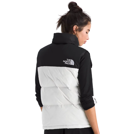 The North Face Women's 1996 Nuptse Vest (Dune White/TNF Black)