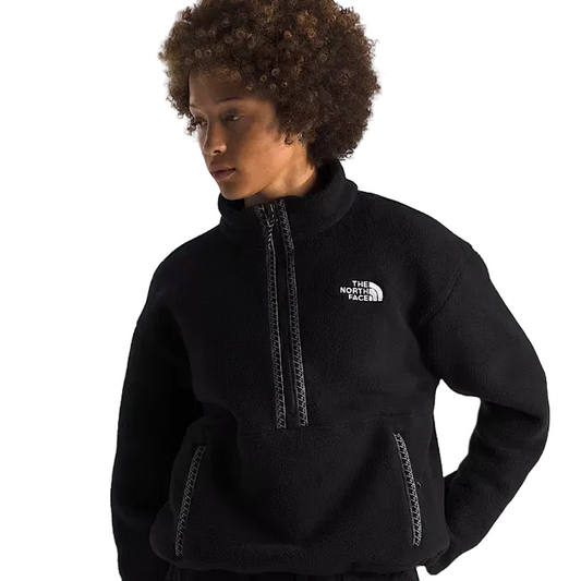 The North Face Women’s Fleeski ¼-Zip Pullover (Black)