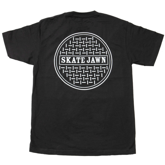 Skate Jawn Sewer Tee (Black)