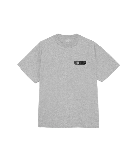 OBEY Creative Services Dept. Tee - Heather Grey